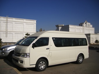 3 services transportation toyota minibus