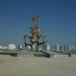 Ashgabat skyline